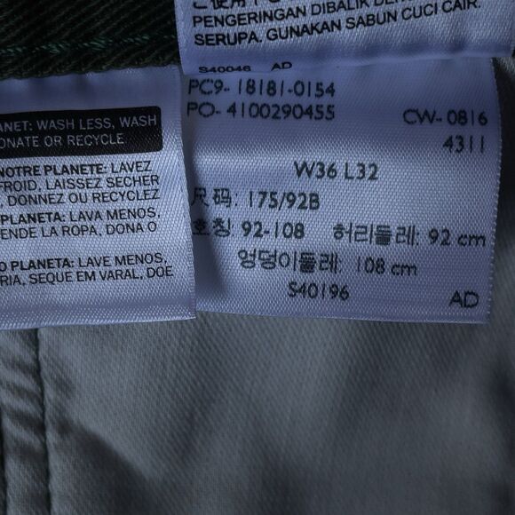 Levi’s 541 Athletic Fit Men’s W36 L32 Green Denim Jeans - Picture 7 of 7